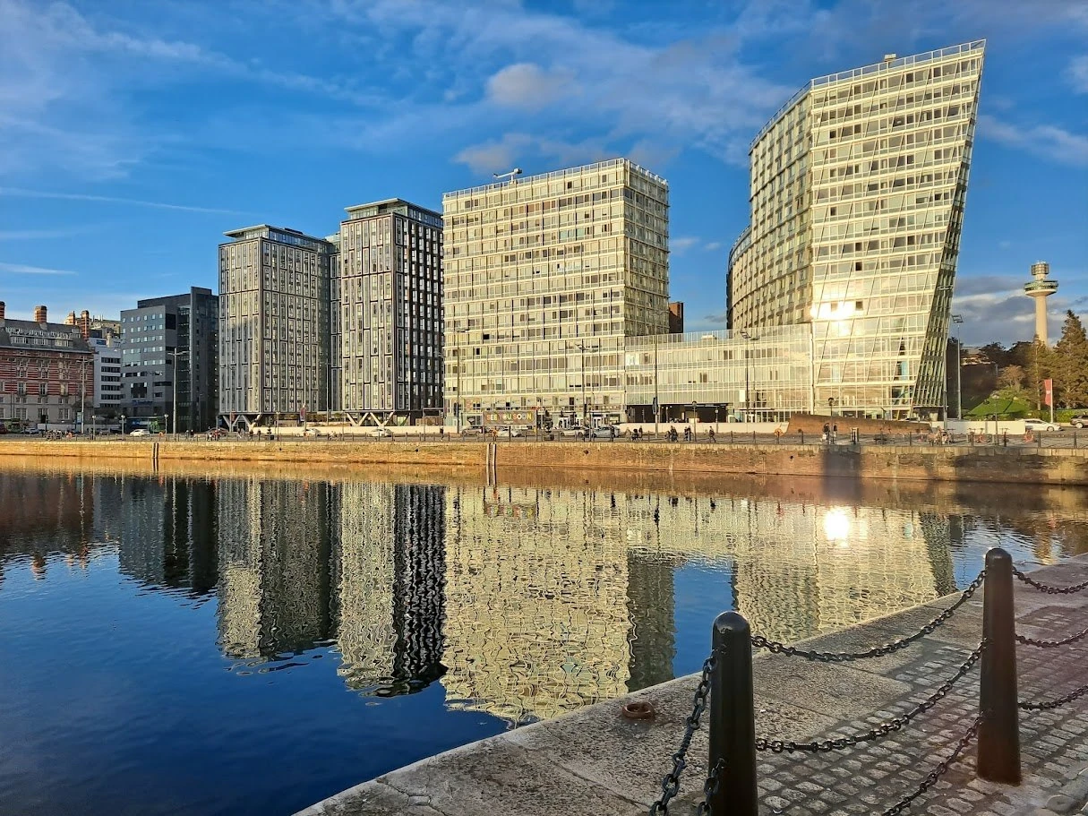 Canning Dock and Liverpool waterfront
